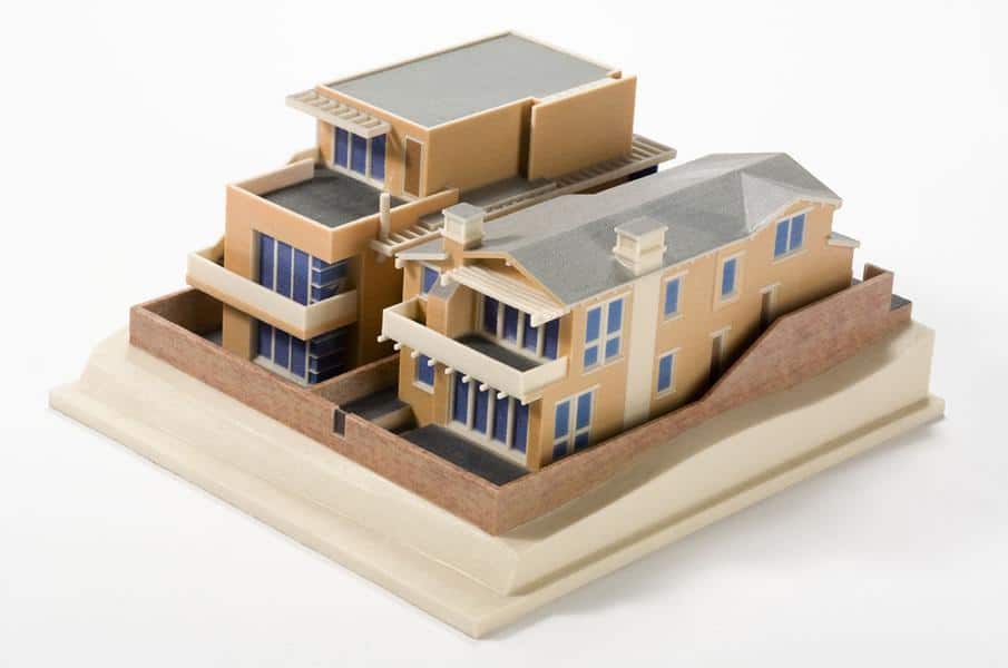3D-Druck-Modell-Wohnhaus