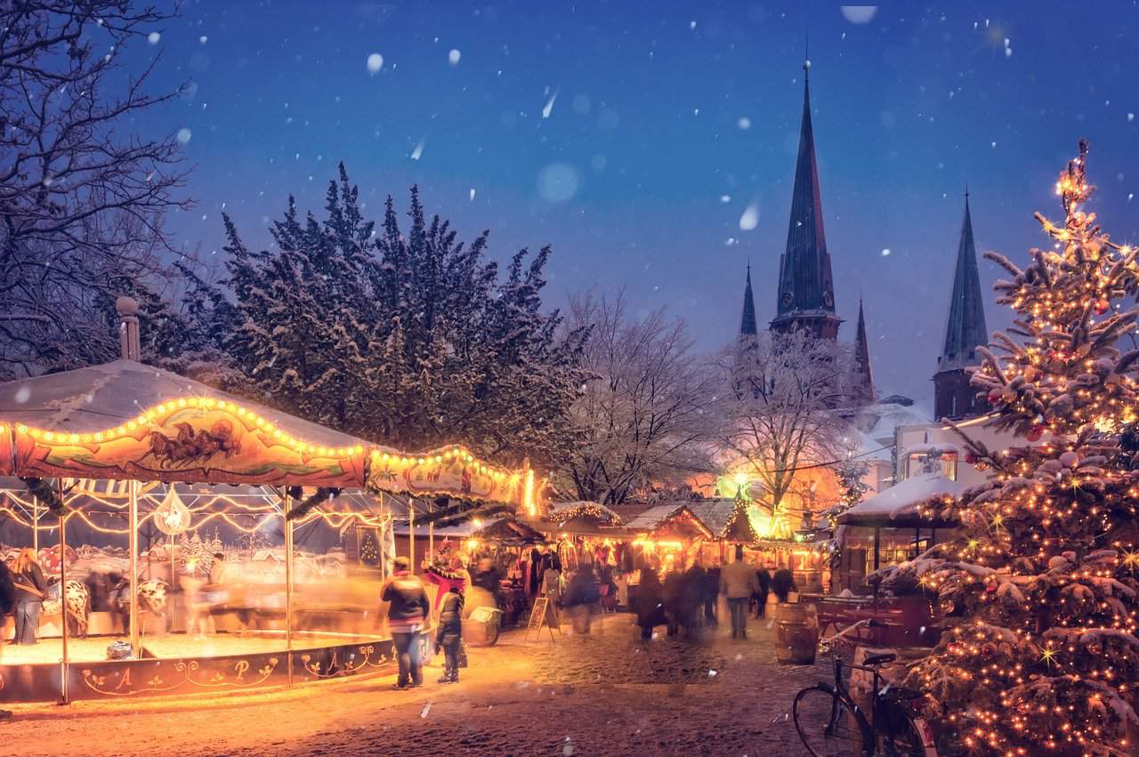 Weihnachtsmarkt-Bild-zu-3D-Druck